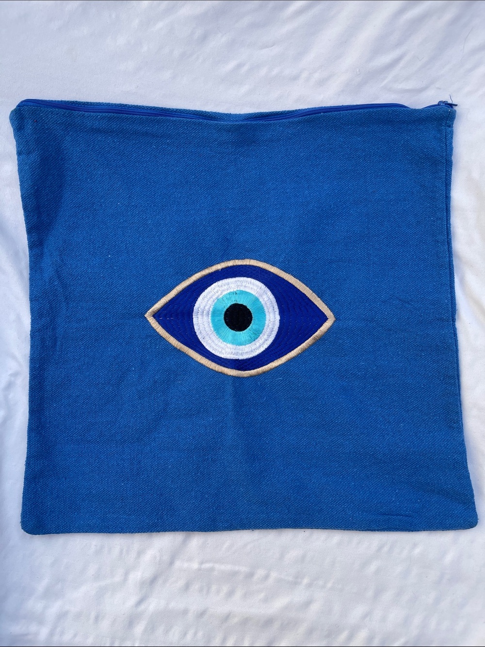 Evil Eye Cushion Cover, from Cairo, brand new